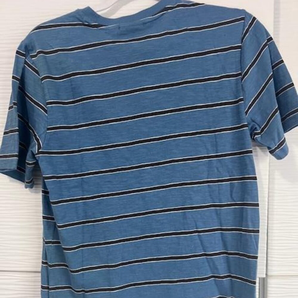NWOT Boys VANS Size Large Stripe Blue shirt - Picture 3 of 3